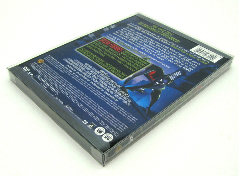 5x DVD SNAPBACK STYLE (SIZE DV6) -CLEAR PLASTIC PROTECTIVE BOX PROTECTOR SLEEVE