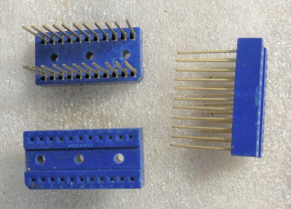 22 Pin DIP Socket - Wire Wrap - Cambion