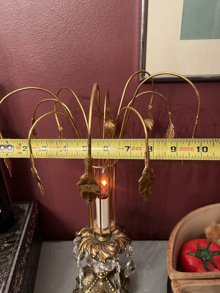 Pair Of Vintage Waterfall Style Lamps