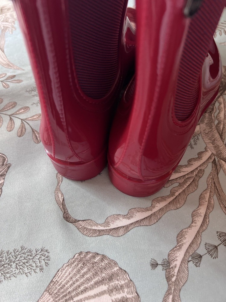 igor Short Red Rain Boots Sz EUR 39