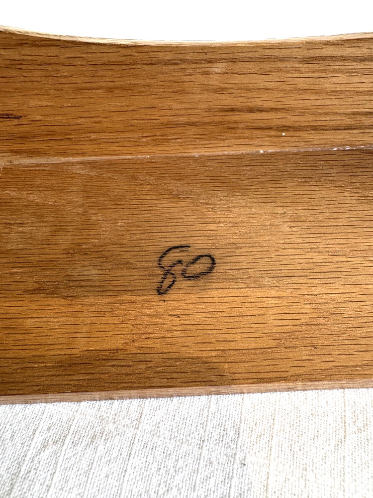 Vintage Solid Oak Wooden Tissue Holder Cover Rectangle