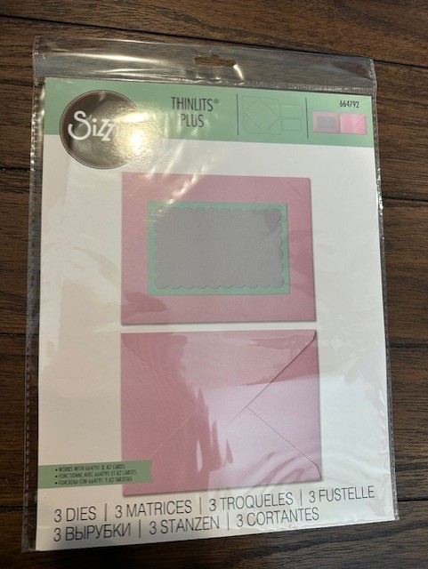 Sizzix Thinlits Plus 3pc Envelope Essentials #664792 Retail $34.99 NEW IN PACKAG
