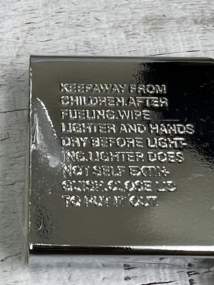 Ronson Wind II Shiny Chrome Windproof Lighter Sparks AS-IS Used Untested Scratch