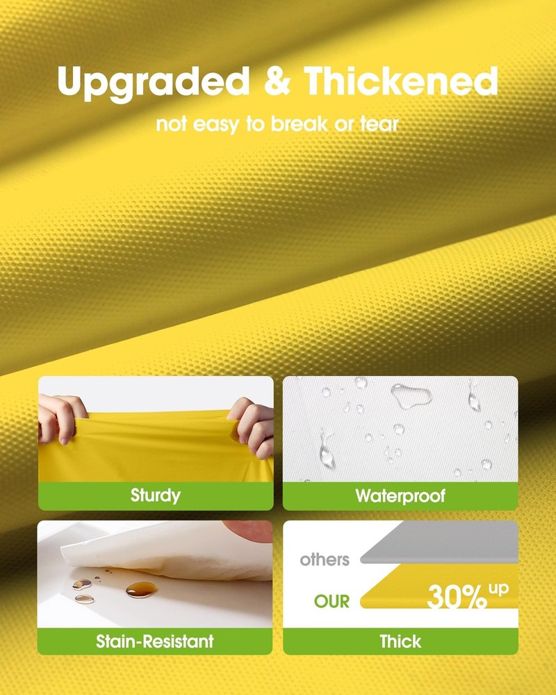 Pureegg Plastic Table Cloth Disposable 8 Pack, 54 x 108 Inch Table Cloths, Ea...