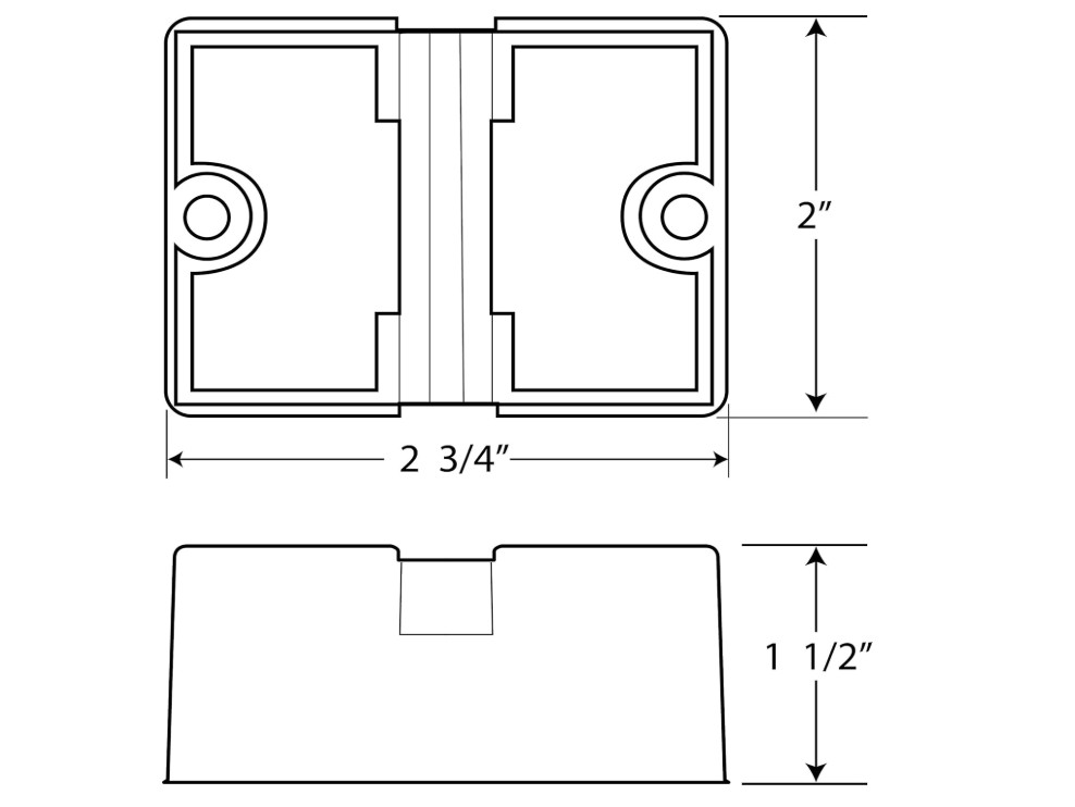 Optronics A-2RBP Red Replacement Side Marker Lens