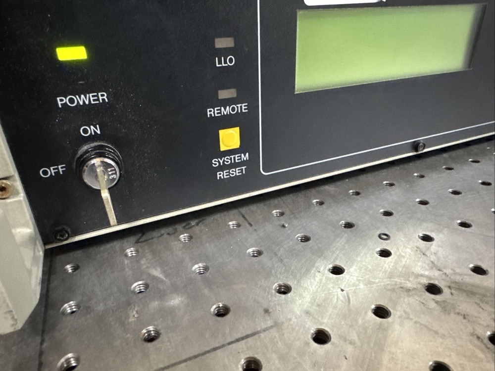 Polytec OFV-3000 Laser Vibrometer Controller Powers On