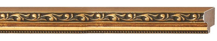 27x41 Frame Black & Gold Solid Wood Picture Frame Width 1.125 Inches | Interior