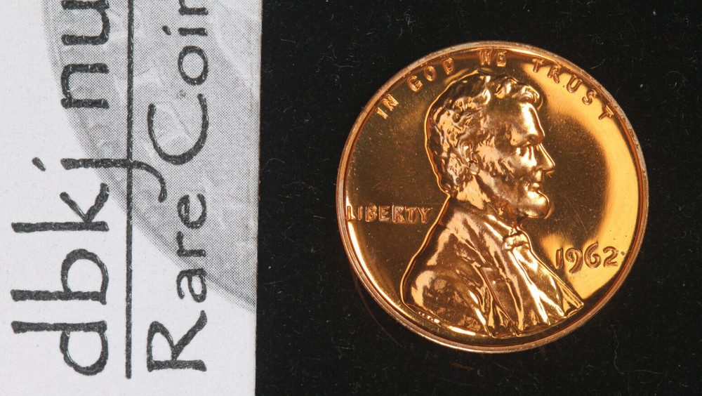 1962 (P) - Proof Lincoln Memorial 1¢ Cent Penny - Red
