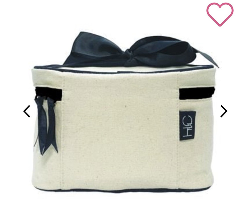 Hallmart Collectibles Canvas Cosmetic Bag