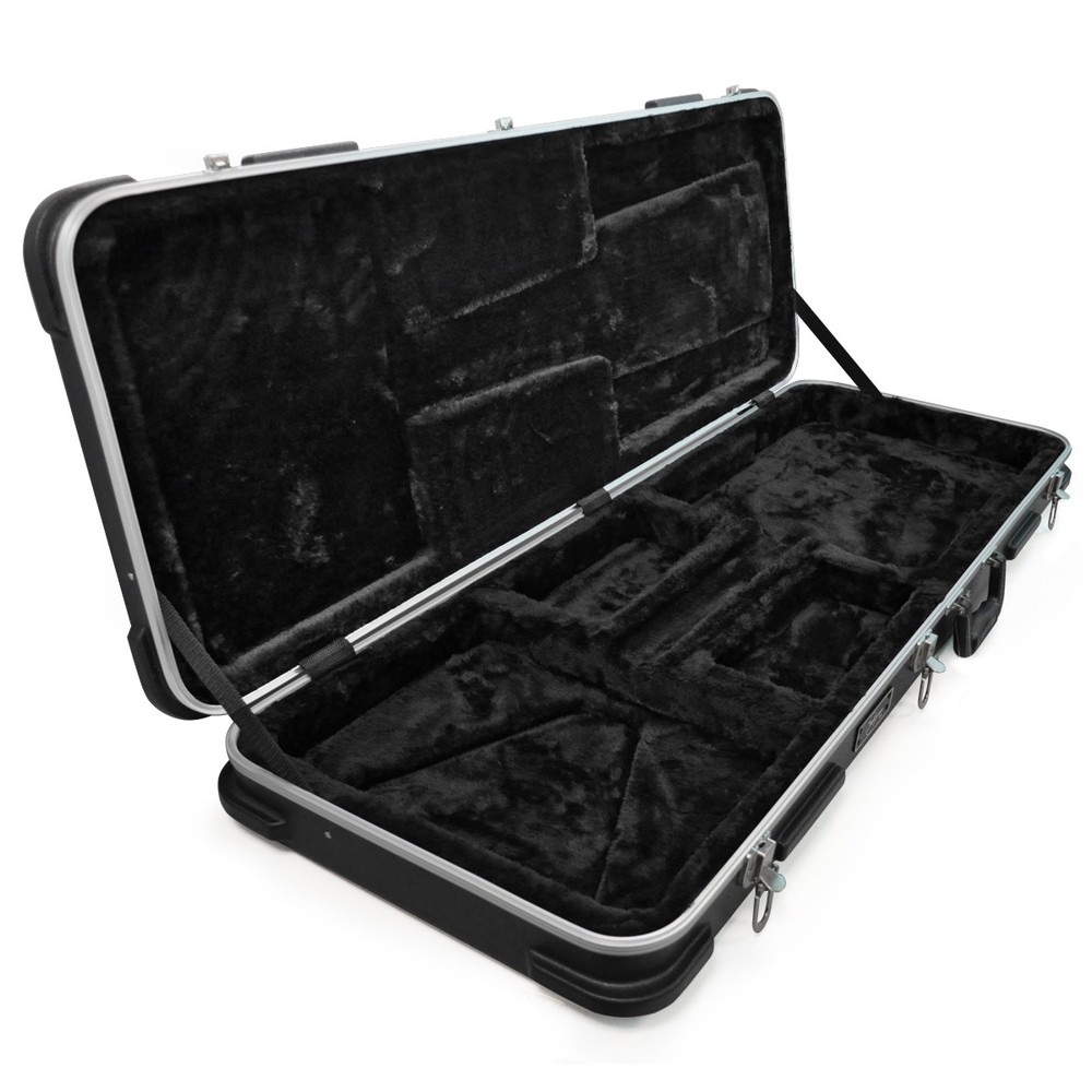 ProRockGear Deluxe ABS Rectangular Bass Guitar Case
