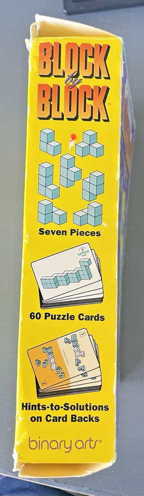 Block by Block Puzzle 1995 Visual-Spatial Reasoning Builder