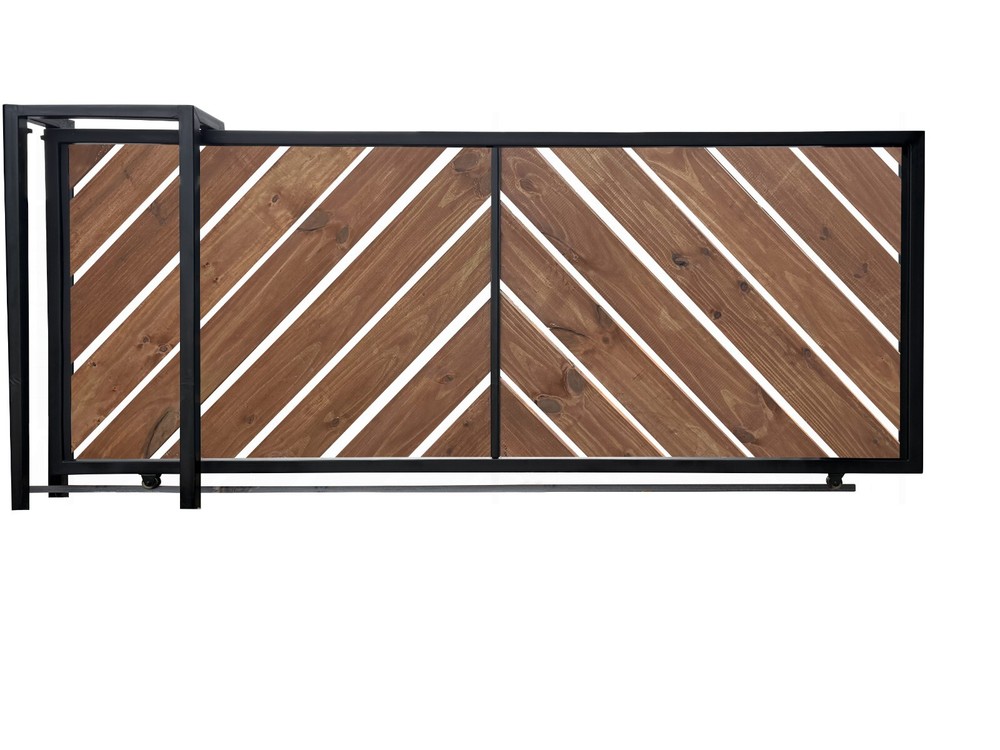 Chevron Rolling  Walkway or Driveway Gate