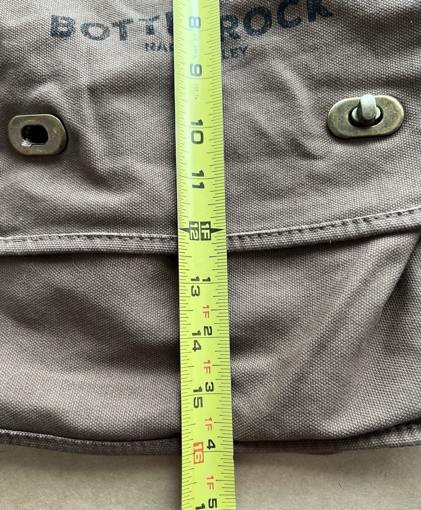 Bottlerock Brown 16" Canvas Backpack