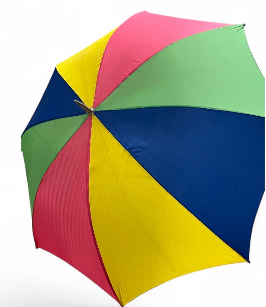 Old Course Golf Umbrella Fox Frame England Master 27” Multi-color Wicking Fab