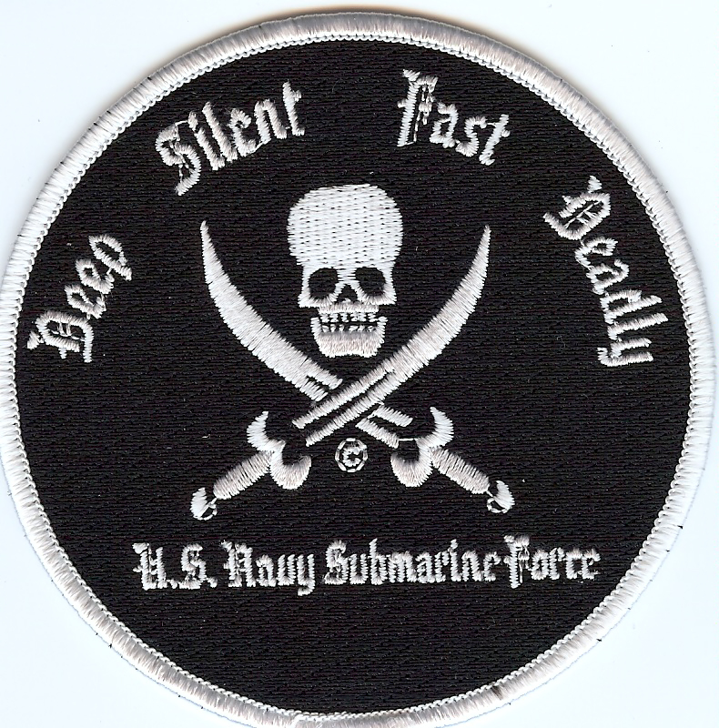 Deep Silent Fast Deadly Submarine Related Patch BC Patch Cat No. c6750