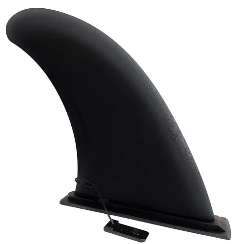 9" SUP Fin Replacement for Paddleboards - Quick Release, No-Tool Install, Stable