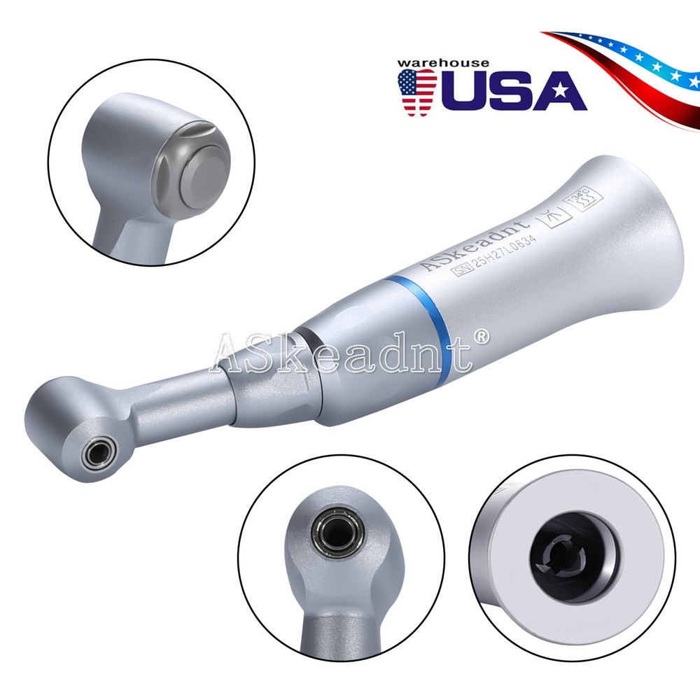 ASkeadnt Dental Low Slow Speed Push Button Contra Angle Handpiece E-type