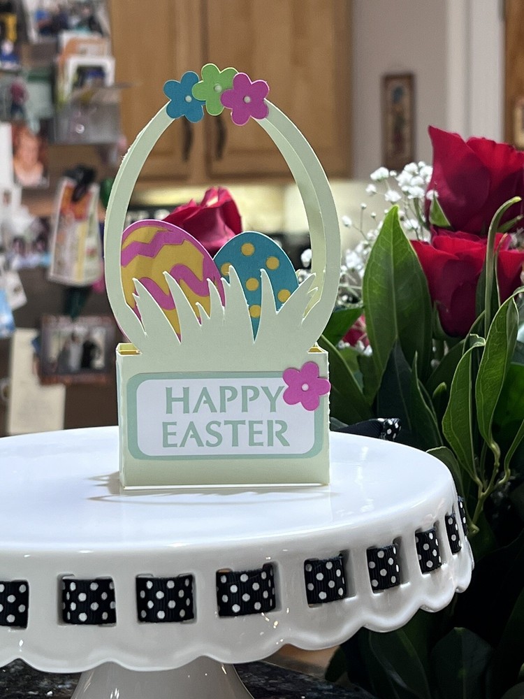 Stampin Up Box Card Kit Easter Basket Eggs