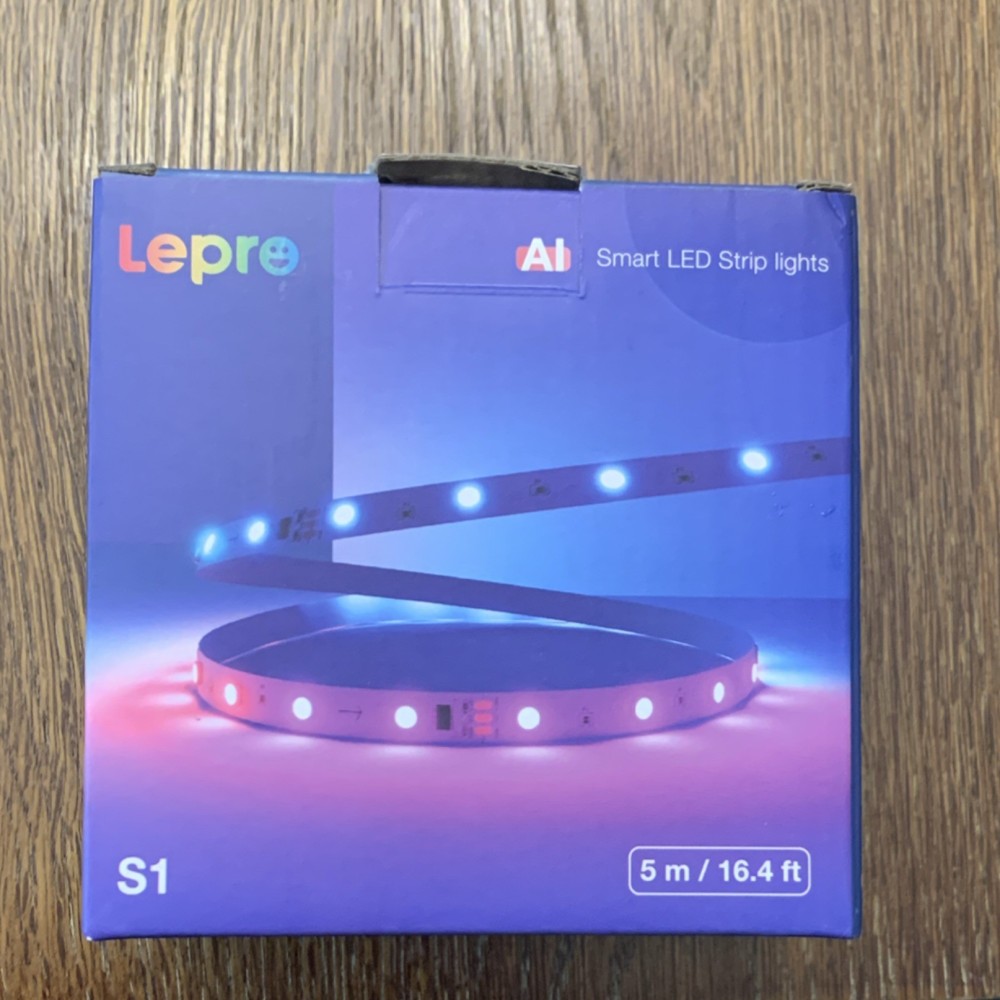 Lepro Smart LED Light Strip S1-5-US 5m Multicolor, App & Voice Control