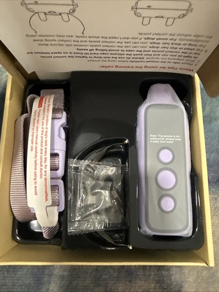 Dog Training Collar with Remote, Smart Dog Shock Collar with 2 Training Modes