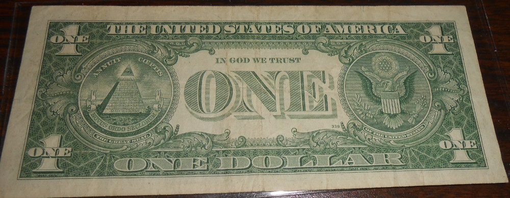 1957 A $1 Silver Certificate H 87670384 A