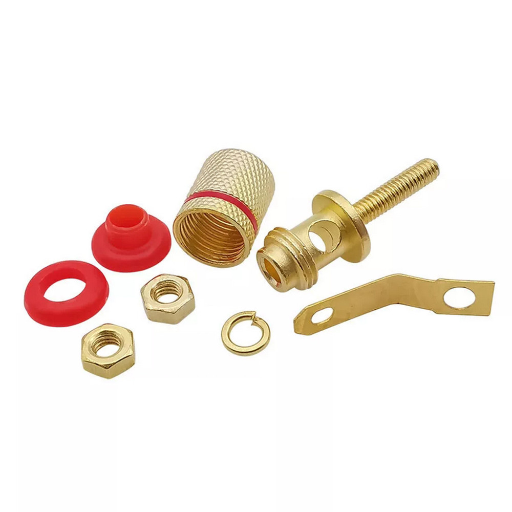 10pack 4mm Amplifier Speaker Terminal Binding Post Banana Plug Socket Connector