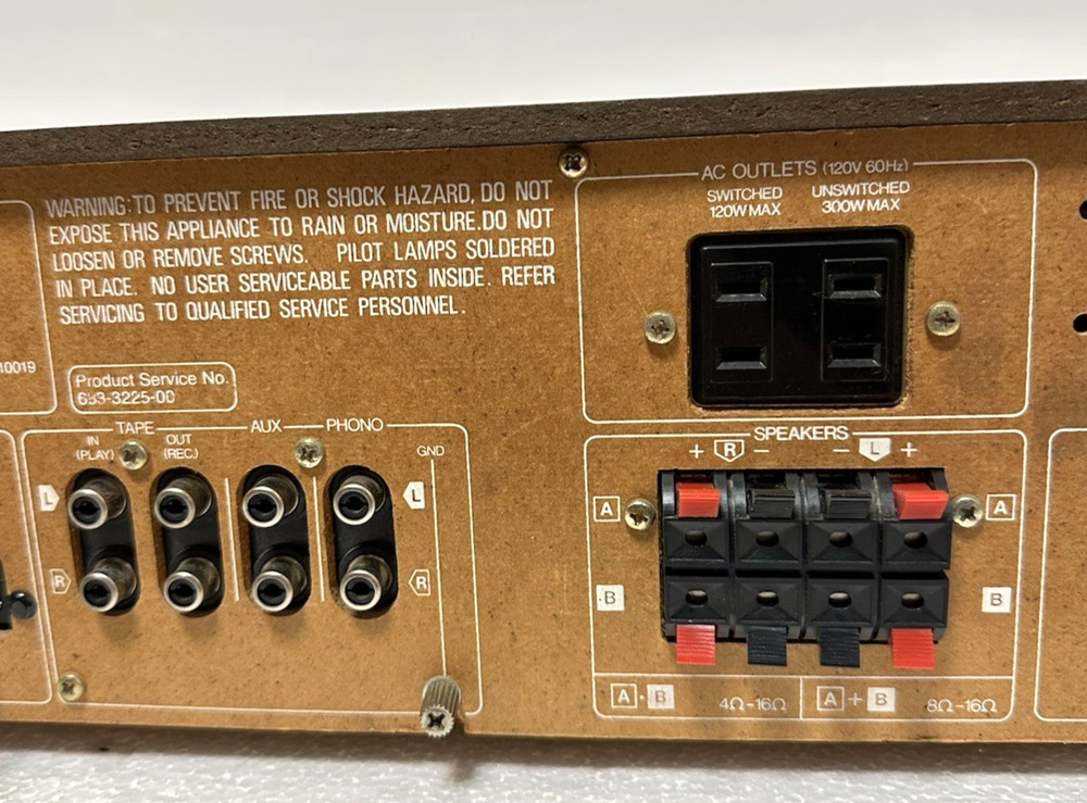 MCS MODULAR COMPONENTS SYSTEM RECEIVER 3225 Tested & Working!