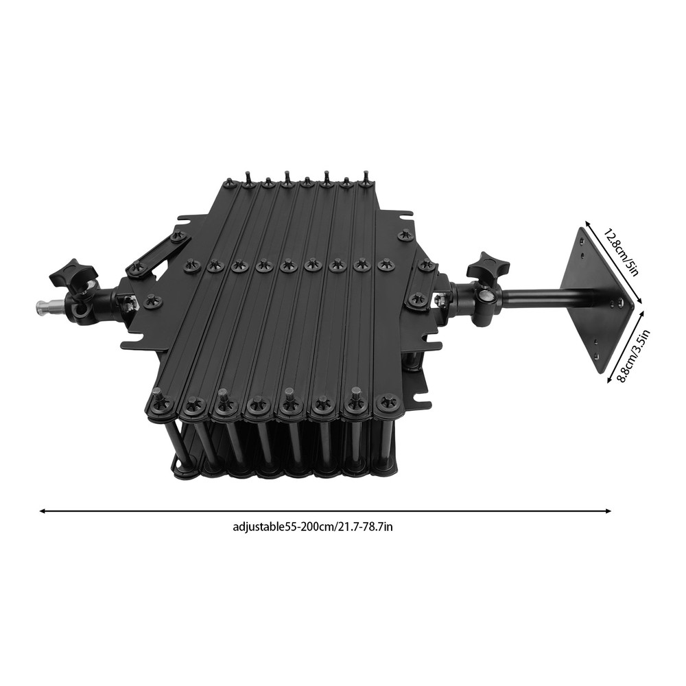Light Wall Mounted Ceiling Rail with Adjustable Height for Studio Photography