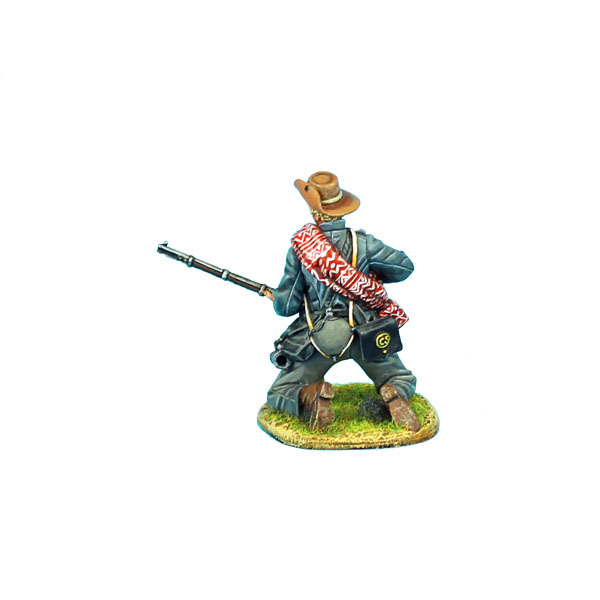 ACW051 Confederate Infantry Kneeling Loading by First Legion