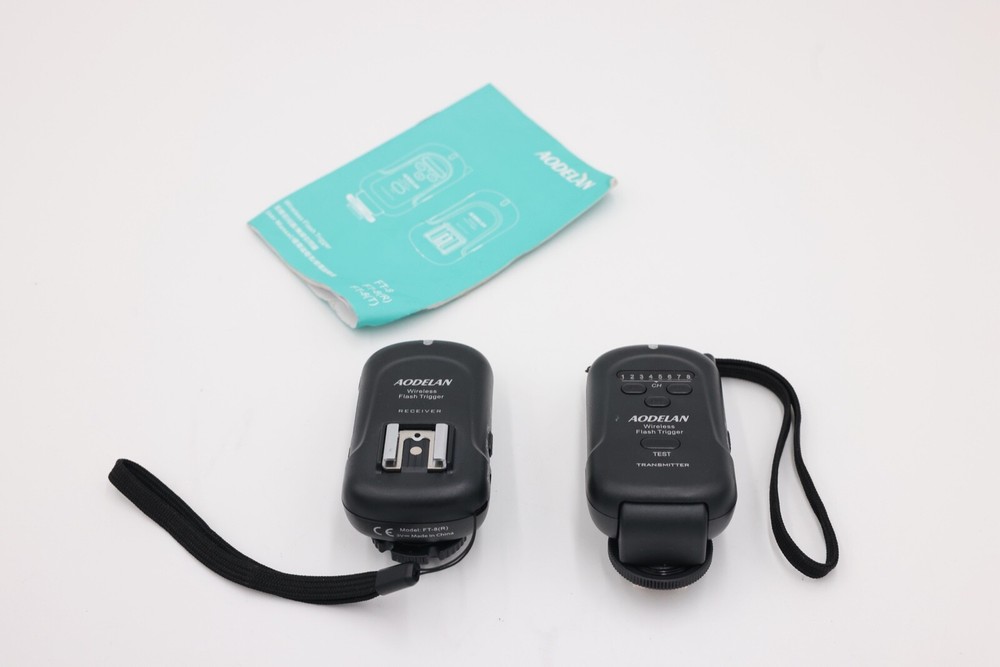 AODELAN FT-8 WIRELESS FLASH TIGGER SET TRANSMITTER & RECEIVER
