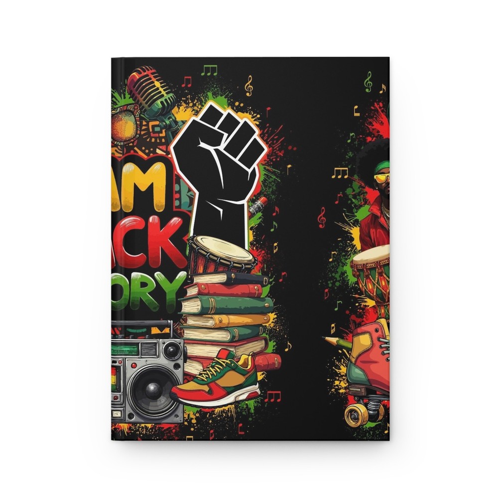 Black History Book Hardcover Journal | Matte Notebook