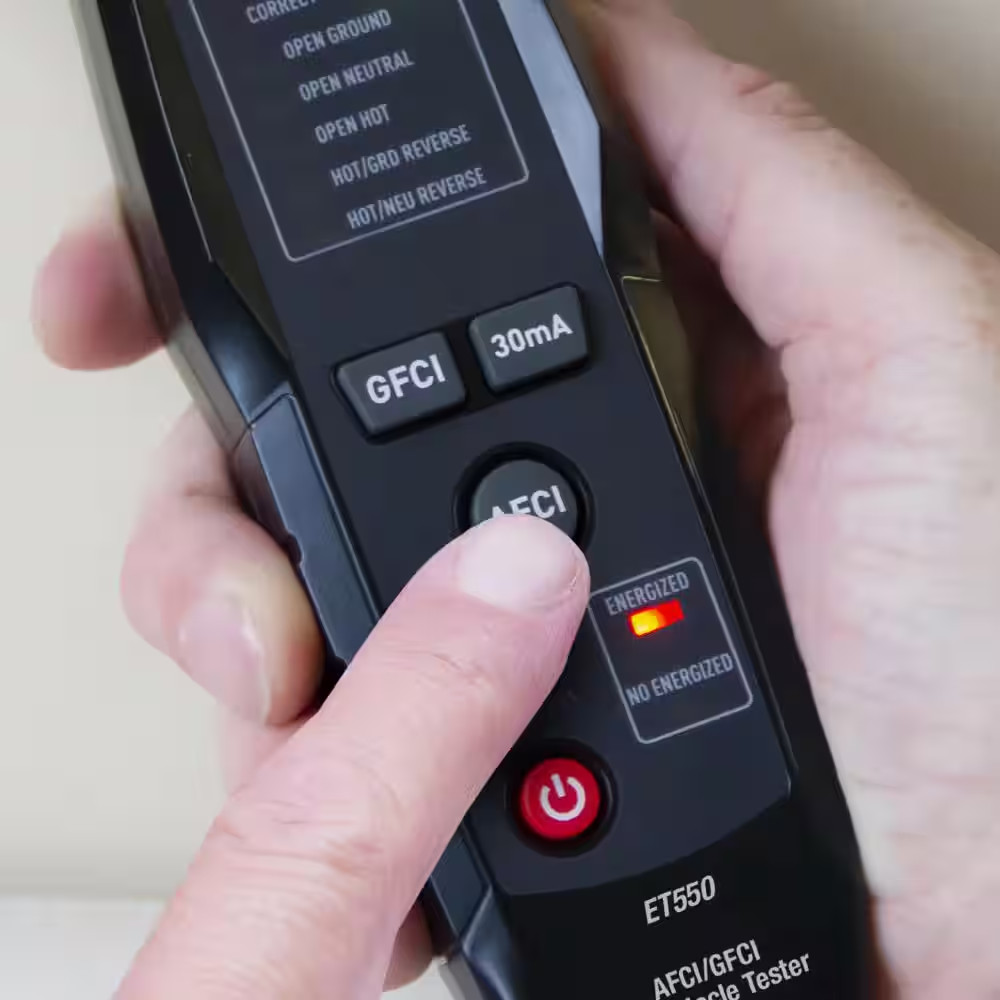 Digital AFCI/GFCI Receptacle Tester