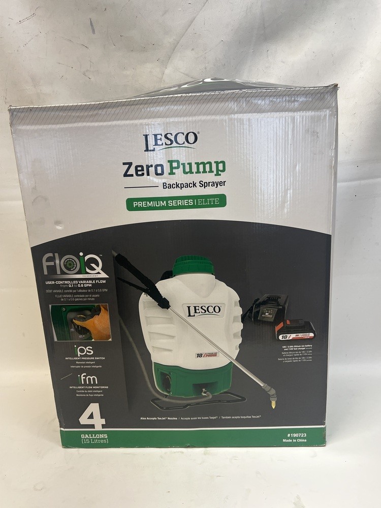 LESCO Zero Pump Backpack Sprayer