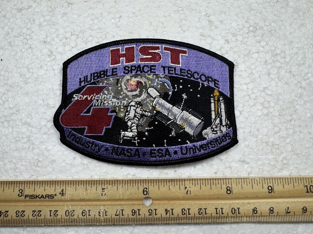NASA Patch - Hubble Space Telescope (HST) Servicing Mission 4 Patch