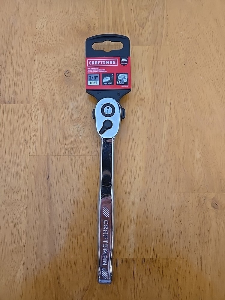 Craftsman Mini Head Ratchet 3/8 Drive 72 Tooth