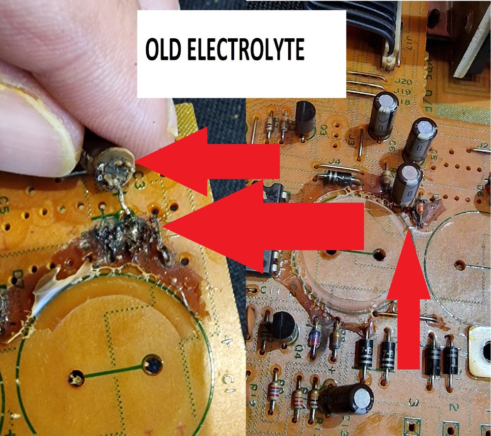 Stereo Preamplifier SONY TA-E2000ESD Repair KIT - all capacitors