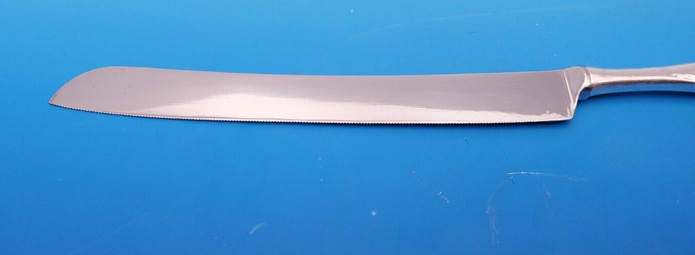 Silver Swirl Wallace Sterling Handle Cake or Bread Knife Custom Made