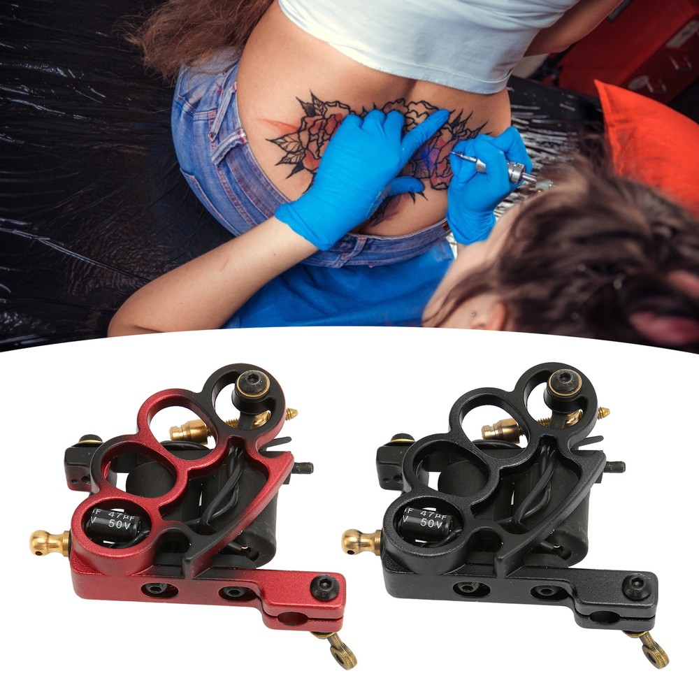 Tattoo Coil Machine 10 Wraps Liner Shader Lightweight Precise 5V Start Volta L2S