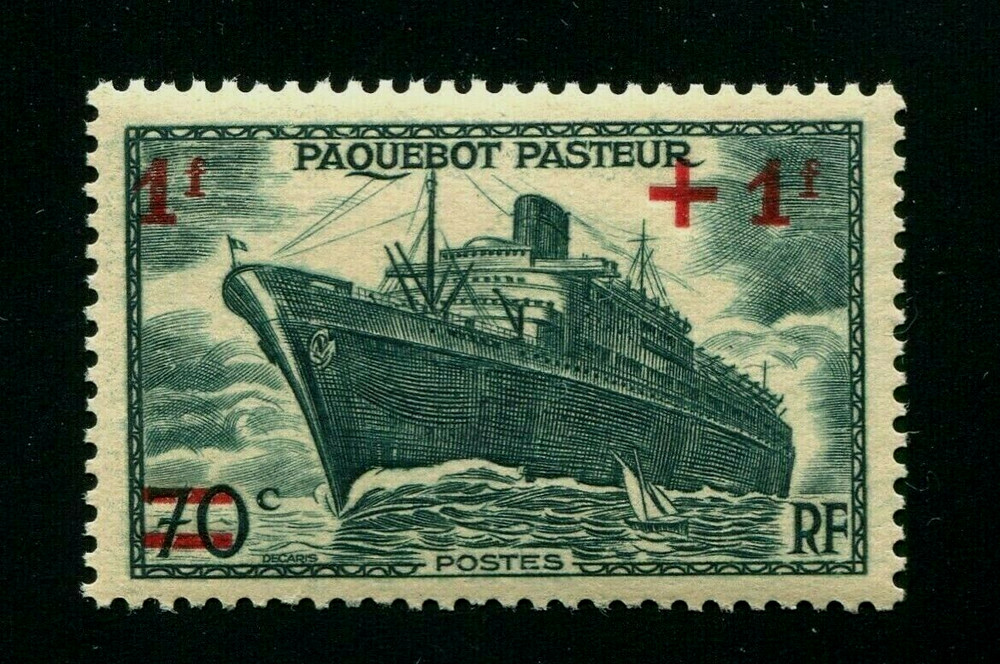 FRANCE SCOTT# B114 MNH  SHIP TOPICAL / LINER PASTEUR