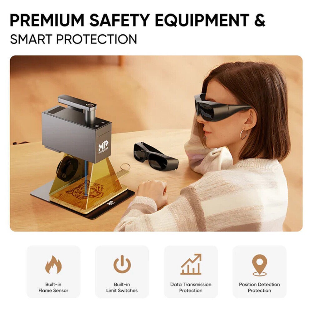 Monport 6W Handheld Diode Laser Engraver