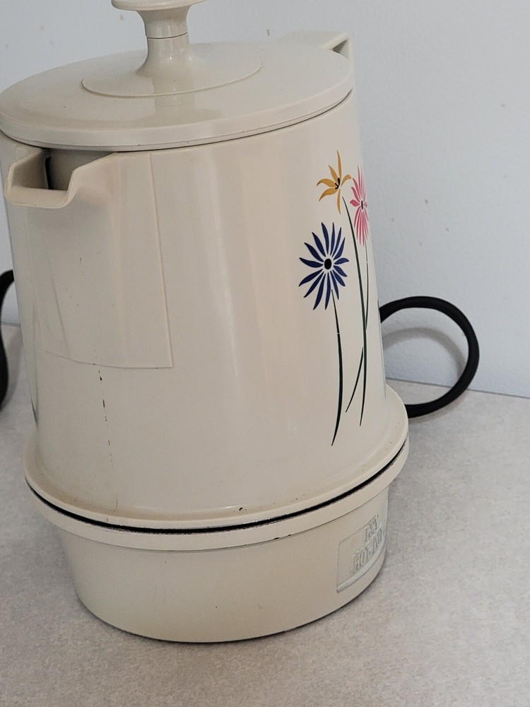 Regal Automatic 5 cup Poly Hot Pot Detachable Cord Retro