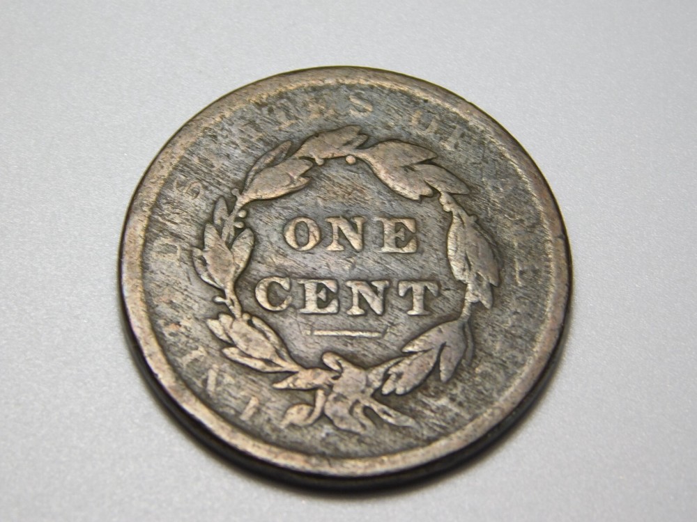 OLD US COINS 1837 CORONET HEAD LARGE CENT