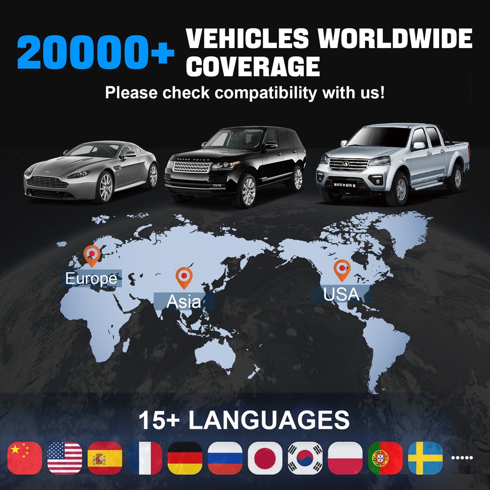 XTOOL D7 Auto Bidirectional OBD2 Scanner Full System Diagnostic Tool 36+Reset