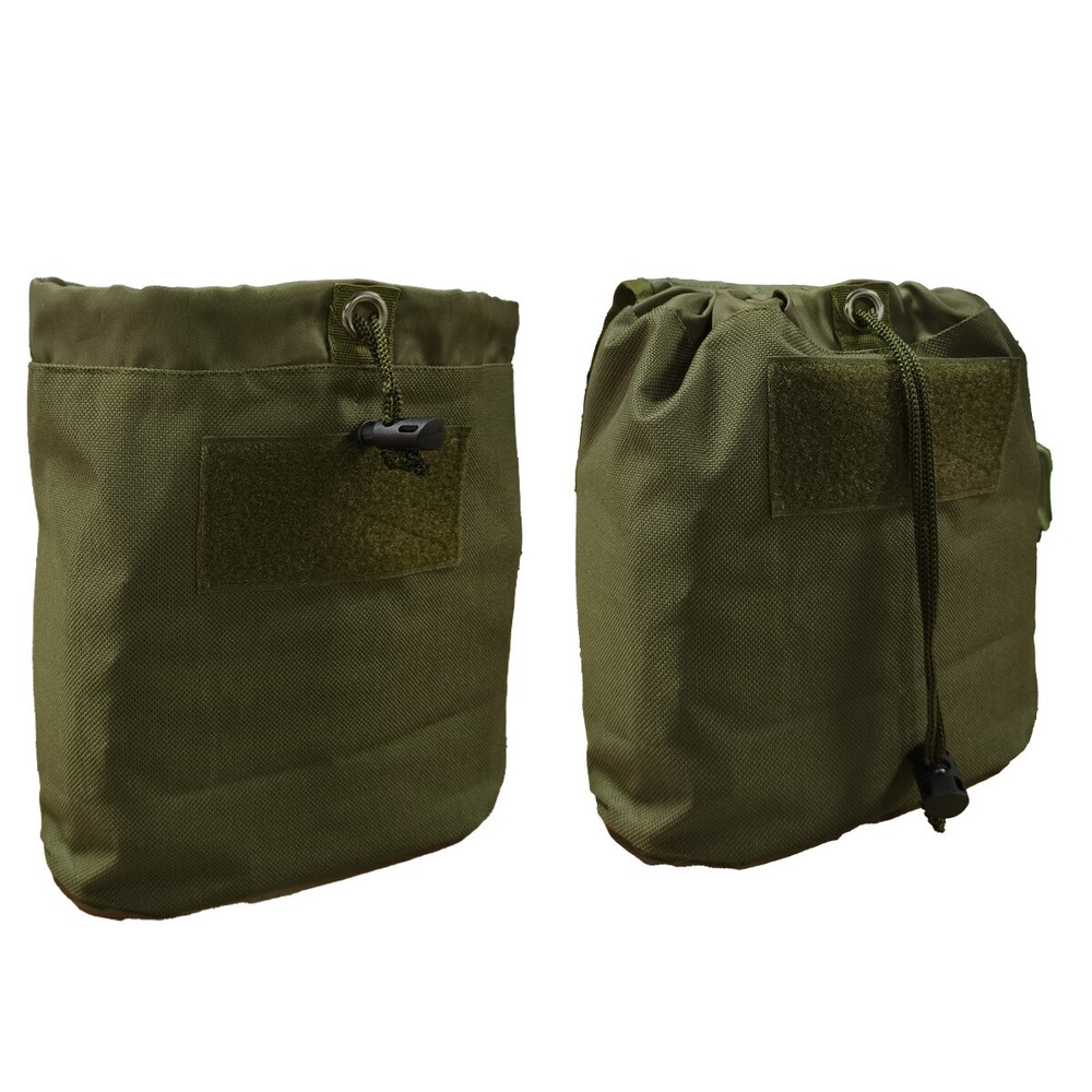 Tactical Molle Dump Pouch Drawstring Magazine Dump Bag Utility Belt Ammo Pouch