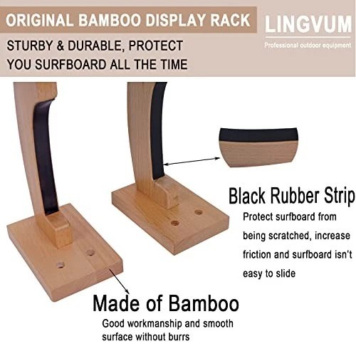 Surfboard Wall Mount Racks Sturdy Surf Board Wall Hangers Suitable for