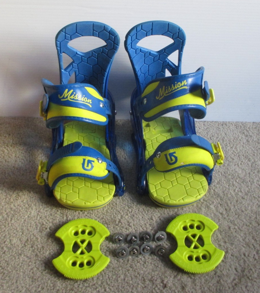 Burton Mission Re:Flex Snowboard Bindings Size Small