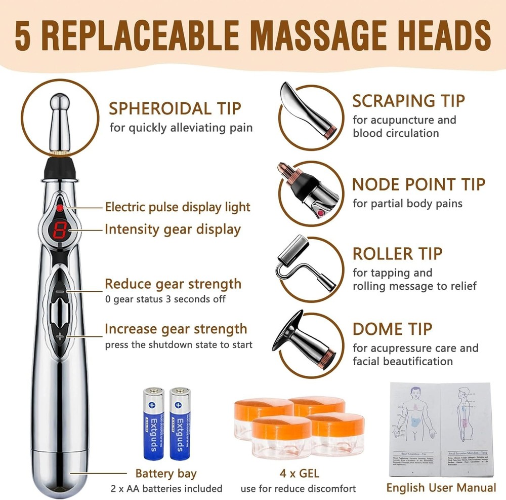 Ultimate Acupuncture Solution: Electronic Pen, Gua Sha & Complete Kit Included
