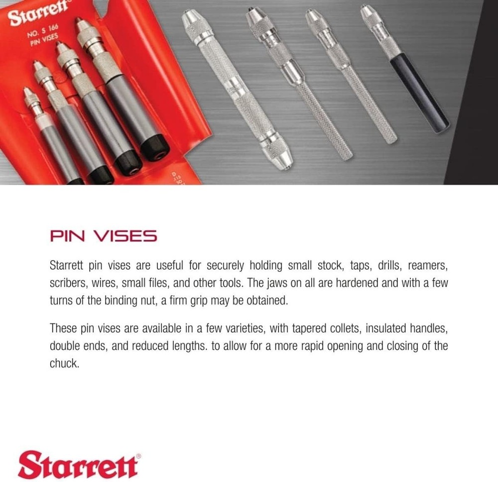 High-Quality Pin Vise with Maximum Clamping Surface for Precision Tasks