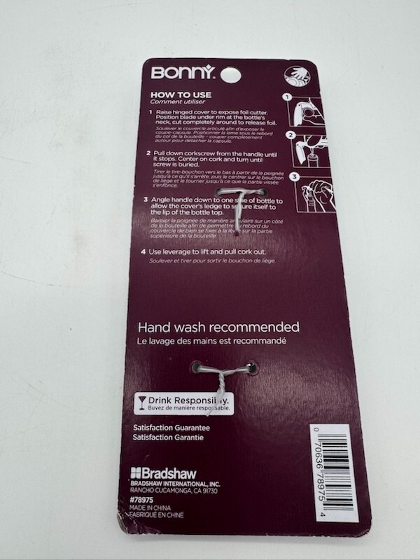Bonny Waiter's Corkscrew New In Package
