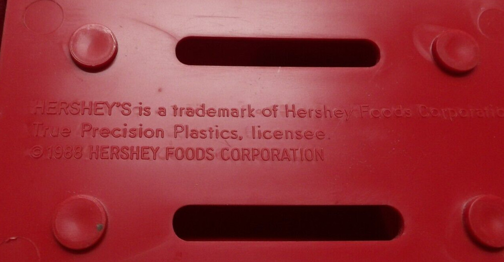 Hershey's Red Plastic Mailbox Candy Collectible 1988